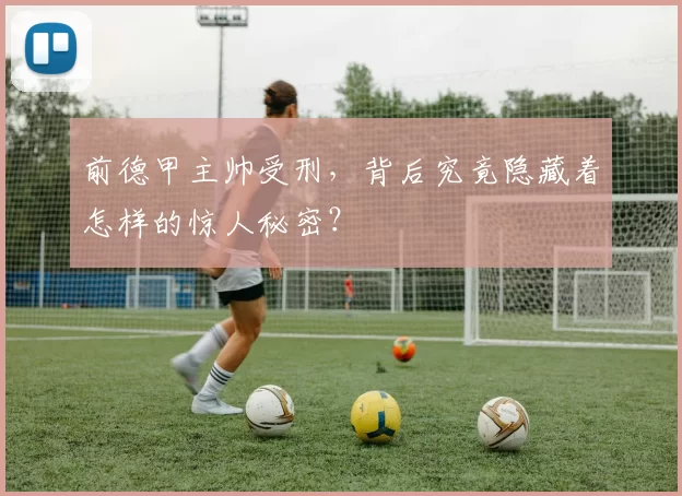 前德甲主帅受刑，背后究竟隐藏着怎样的惊人秘密？