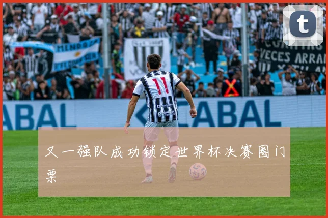 又一强队成功锁定世界杯决赛圈门票